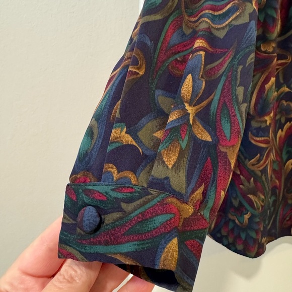 Kasper vintage midi skirt and blouse set women size 18 - Picture 2 of 14